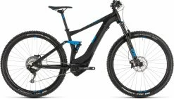 VTT électrique Cube 2019 Stereo Hybrid 120 Race 500 Black´n´blue