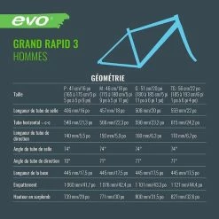 EVO Grand Rapid 3 - Hybrid Bike -Vélo Soldes Boutique evo grand rapid 3 hybrid bike 7