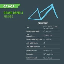 EVO Grand Rapid 3 ST - Hybrid Bike -Vélo Soldes Boutique evo grand rapid 3 st hybrid bike 7