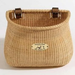 Nantucket Lightship - Wicker Carry Basket 17 X 7.5 X 9''
